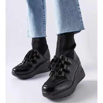 Dámské polobotky Boty na klínovém podpatku model 206574 Solea 37