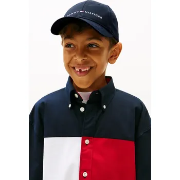 Čepice Bavlněná baseballová čepice Tommy Hilfiger KA0KA00032.PPY2 námořnická modř 59X, vel. 54/56