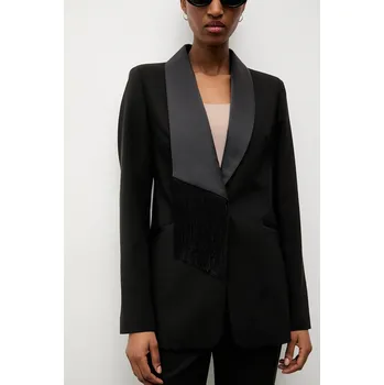 Dámské sako Sako Answear.LAB černá barva 2050.iak 99X, vel. S