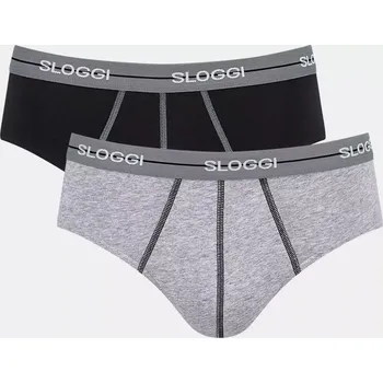 Slipy sloggi men Start Midi C2P box - GRAY - SLOGGI GRAY - SLOGGI 5