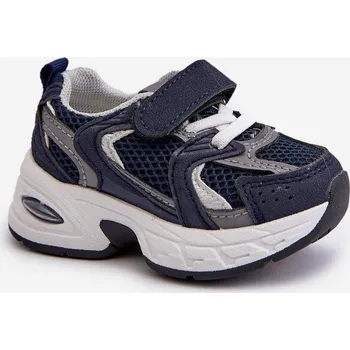 Sada pánského spodního prádla Dětské Sportovní Boty Tenisky Na Suchý Zips Modré Rulagia 26