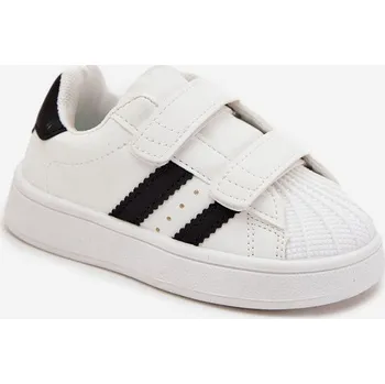 Sada pánského spodního prádla Dětské Sportovní Boty Sneakersy Z Eko Kůže Bílé Renel 25