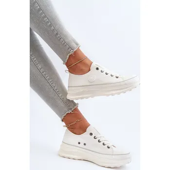 Dámské tenisky Dámské tenisky na masivní podrážce Big Star NN274126 Bílé 38