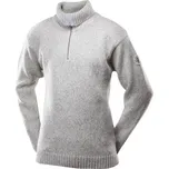 Svetr se zipem Devold Nansen Zip Neck S grey melange
