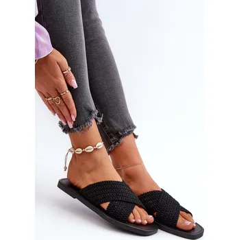 Dámské žabky Dámské žabky Big Star NN274077 černé 37