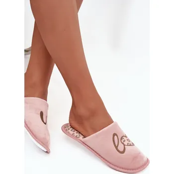 Dámské žabky Dámské pantofle LOVE Vinceza – růžové Velikost: 38