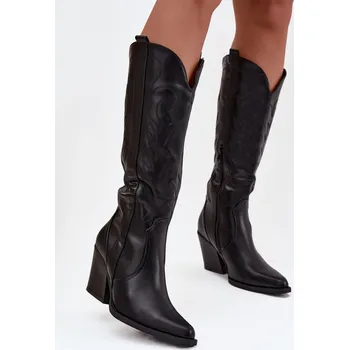 Dámské kozačky Kozačky na podpatku model 220714 Step in style 41