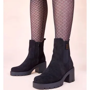 Dámská zimní obuv Boty na podpatku model 221366 Solea 38