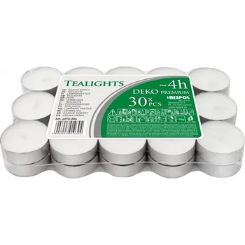 Bispol Deko Premium litá 30 ks bílá