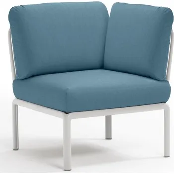 Zahradní pohovka Nardi Poltrona Komodo rohová BIANCO - ADRIATIC Sunbrella