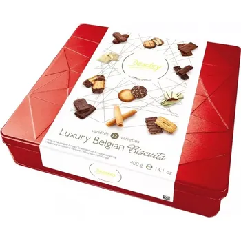Bonboniéra Desobry Sada belgických čokoládových sušenek 400 g mix