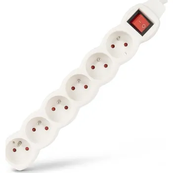 Prodlužovací kabel Bramcke Prodlužovací kabel s vypínačem, 6 zásuvek - 3G1,5, 5 m - expresní doprava