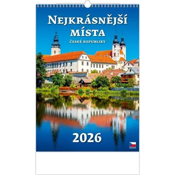 Kalendář Helma365 Nástěnný kalendář Nejkrásnější místa České republiky 2026
