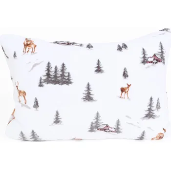 Povlak na dekorativní polštářek Povlak na polštář mikroplyš Exclusive 40 × 60 cm - Zimní les