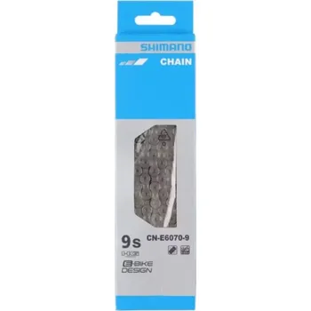 Řetěz na kolo SHIMANO ŘETEZ CN-E6070 9rychl 138čl. s čepem