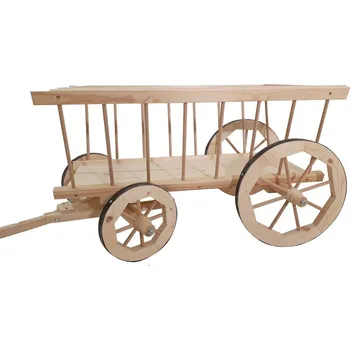 Zahradní dekorace Dřevěný žebřiňák bez povrchové úpravy, 170 x 58 x 50 cm