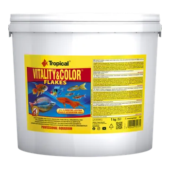 Krmivo pro rybičky Tropical Vitality&Color Objem: 21l