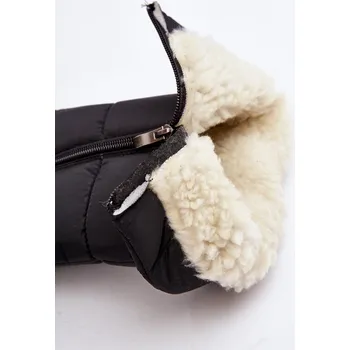 Dívčí sněhule Dámské zateplené sněhule Progress PROGJ-22-136 Černé 37