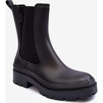 Dámská zimní obuv Matové Kalhoty Botky Big Star MM274695 Černé 39