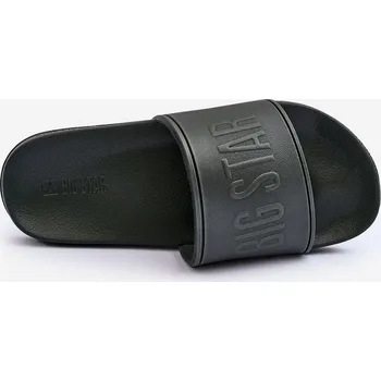 Sada pánského spodního prádla Lehké Pěnové Sandály Mužské Big Star MM174324 Tmavě Zelené 46