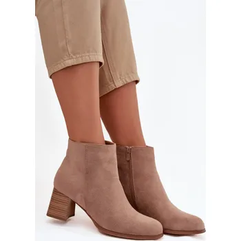 Dámská zimní obuv Boty na podpatku model 220710 Step in style 38