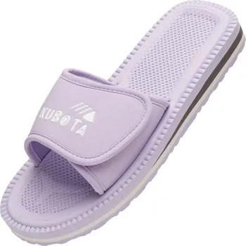Dámské žabky Klapky na suchý zip Kubota klasické pastelově fialové K25SS-100-001-10-1 40