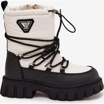 Dívčí sněhule Dětské bílé sněhule Adelisse 32