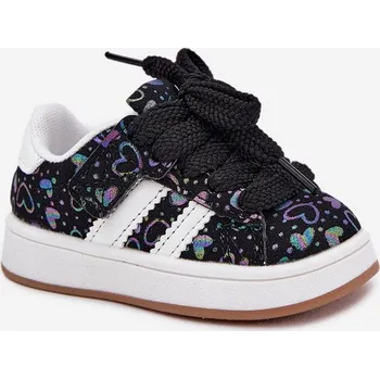 Sada pánského spodního prádla Dětské sportovní tenisky se srdíčky černé Mirelle 29