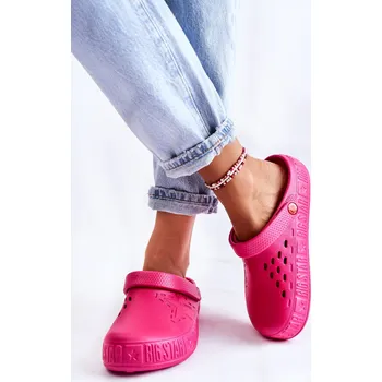 Dámské žabky Dámské světlé pantofle Big Star II275007 fuchsie 36