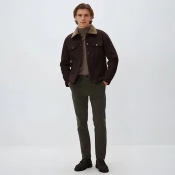 Pánské kalhoty Reserved - Kalhoty chino slim fit - zelená - 508GC-87X - 508GC-87X-XL