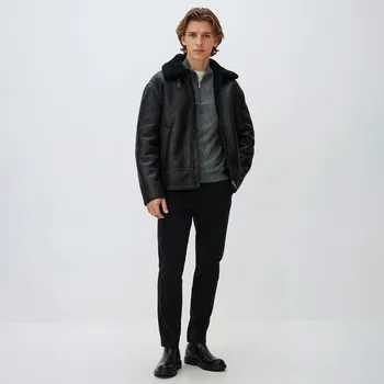 Pánské kalhoty Reserved - Kalhoty chino slim fit - černý - 508GC-99X - 508GC-99X-L