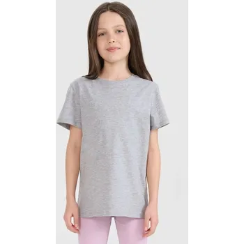 Chlapecké tričko Dívčí hladké tričko 4F 4FJWSS25TTSHF2177-27M 134
