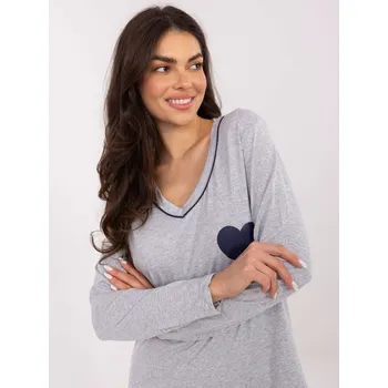 DU KN noční košile FP 102.59 šedá M