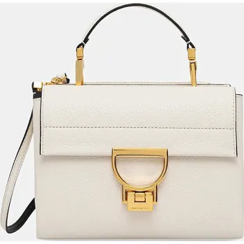 Kabelka Kožená kabelka Coccinelle E1.MD5.55.B7.01 béžová 01X, vel. ONE SIZE