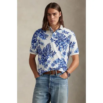 Oblečení a móda Bavlněné polo tričko Polo Ralph Lauren 710P04013 modrá 55X, vel. XXL