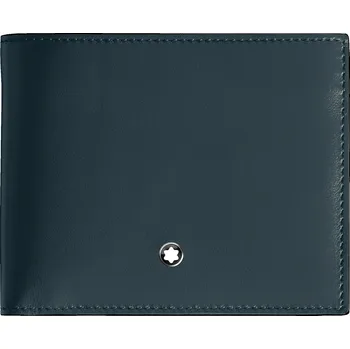 Montblanc Pánská Peněženka Meisterstück, petrolejová, one size