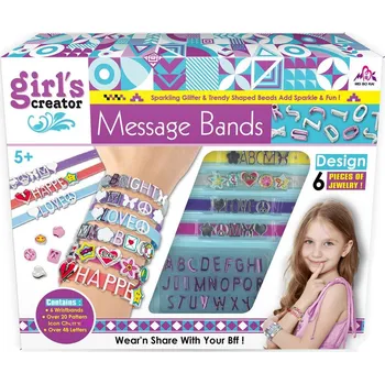 kreativní sada Alltoys Message Bands Sada na výrobu náramků