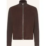 Boss Pánská Kožená Bunda Maven, tmavě hnědá, 56