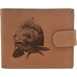 Mercucio Peněženka Natur Vzor 47 Kapr Hlava