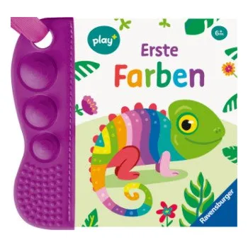 První čtění Ravensburger 45630 play+ flip&plop: Erste Farben (Mein allererstes Beißbuch) (Dynamo Limited,Dynamo Limited)(Leporelo)