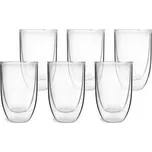 Vialli Design Sada 6ti dvoustěnných sklenic, AMO 5455, 350 ml