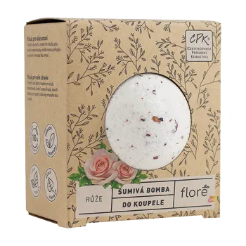 bomba do koupele Floré šumivá bomba 110g růže