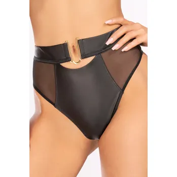 Dámská móda Spodní díl bikin s vysokým sedem V-10576 černý - Axami S