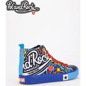 Dámské tenisky Tenisky Pol'and'Rock Festival X Big Star SS174500 Modré 39