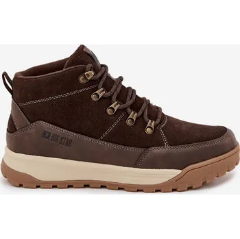 Sada pánského spodního prádla Semišové Pánské Trekingové Boty Big Star SS174263 Hnědé 42