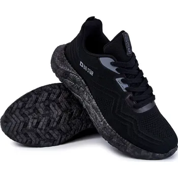 Sada pánského spodního prádla Lehká pánská sportovní obuv Big Star KK174018 Černá 41