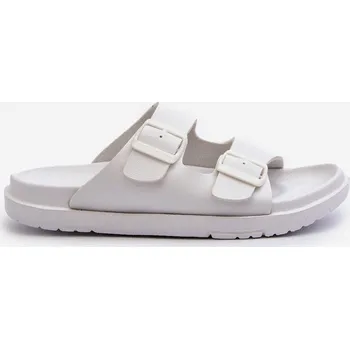 Sada pánského spodního prádla Lehké pánské sandály s přezkami Big Star NN174594 Bílé 41