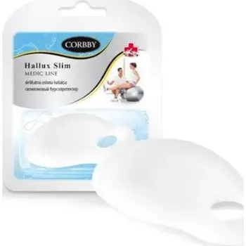 Tkaničky do bot CORBBY HALLUX SLIM Jemný kryt haluxu univerzální