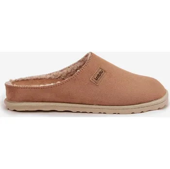 Dámské žabky Dámské domácí pantofle Inblu CS000045 – camel Velikost: 38