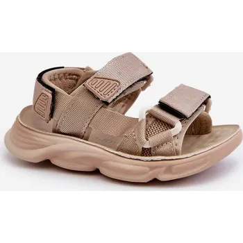 Sada pánského spodního prádla Dětské Sandály S Návleky Na Suchý Zip Bežové Orretta 38